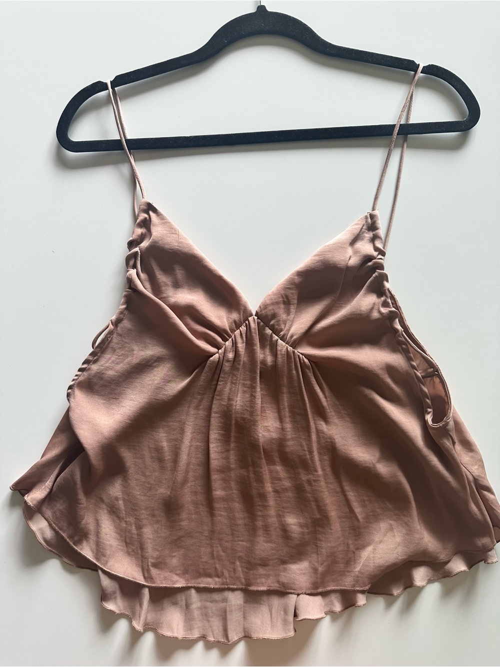 Spaghetti Strap Tie Back Camisole